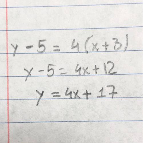 Write the equation of a line that is perpendicular to the given line and that passes through the giv