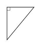 In a right triangle the measure of one of the angles is 43 degrees. sketch a diagram to represent th