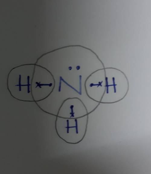 Draw the correct lewis structure for nh3.
