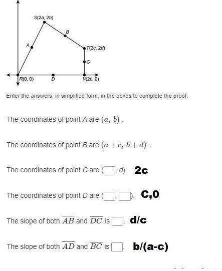 You for your !   kim-ly is writing a coordinate proof to show that the midpoints of a quadrilateral