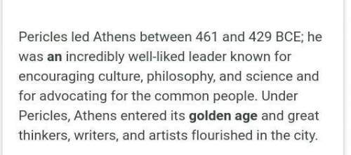 Name one greek polis that experienced a golden age.