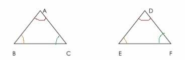 Triangle abc is congruent to triangle def . which statement must be true about the triangles?  a) m∠
