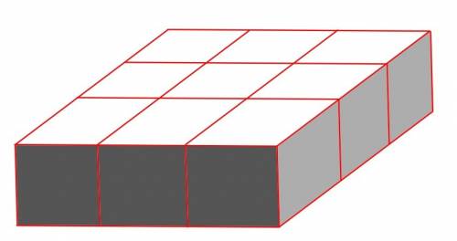 When given 36 cubes, list 4 ways rectangular prism can be created with a volume of 36 cubic units?