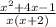 \frac{x^2+4x-1}{x(x+2)}