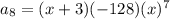 a_8=(x+3)(-128)(x)^{7}