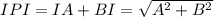 IPI = IA+BI = \sqrt{A^2 + B^2}