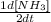 \frac{1d[NH_3]}{2dt}