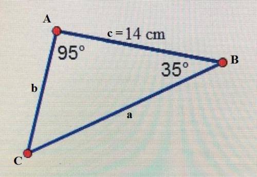 What is the approximate area of the triangle below ?
