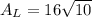 A_L=16\sqrt{10}