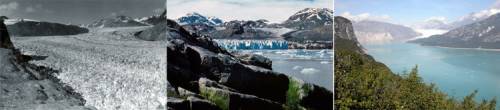 Melinda lives in a larger, u-shaped valley. it was most likely formed by  a glacier a river a lake a