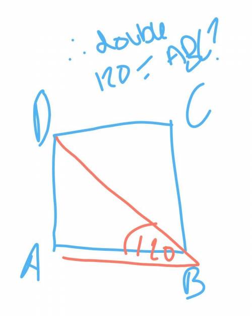 In the figure is measurement of angle abd is 120° then measurement of angle abc is what