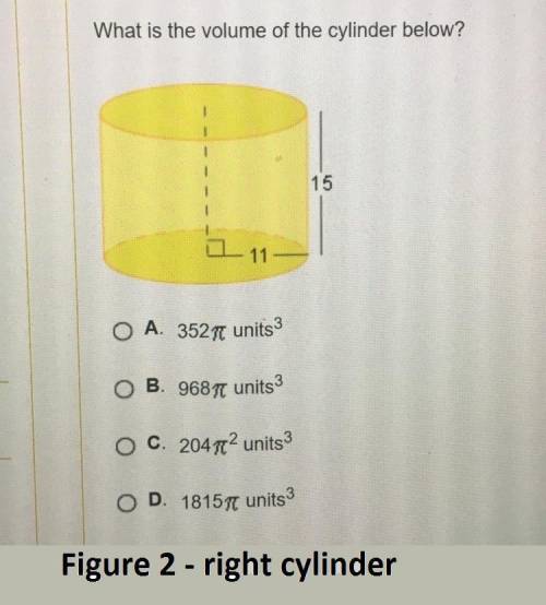 What is the volume of the cylinder below use formula v=ñr2 h