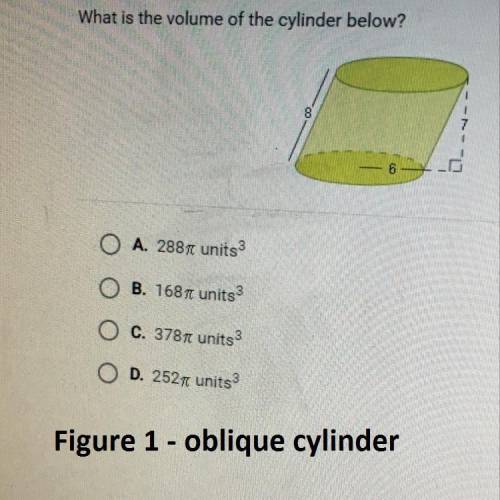 What is the volume of the cylinder below use formula v=ñr2 h