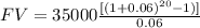 FV= 35000\frac{[(1+0.06)^{20}-1)]}{0.06}