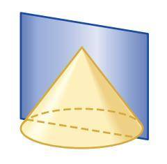 You have a cone with a radius of 4 ft and a height of 8 ft. what is the height of the triangle forme
