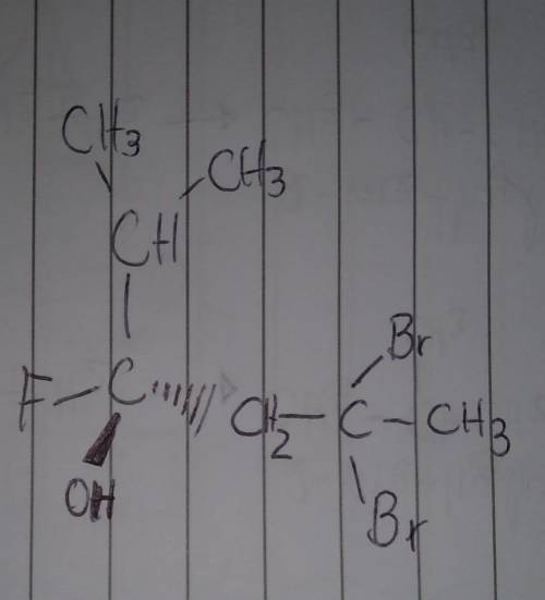 (s)-5,5-dibromo-3-fluoro-2-methyl-3-hexanol