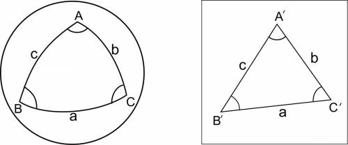 How are triangles different in spherical geometry as opposed to euclidean geometry?