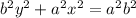 b^2y^2+a^2x^2=a^2b^2