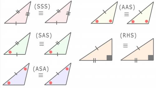 What does it mean when a triangle has tick marks