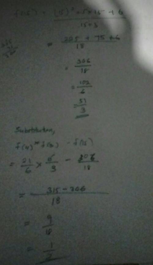 If f(x) =  then find the value of f(4) multiply f(3)-f(15)
