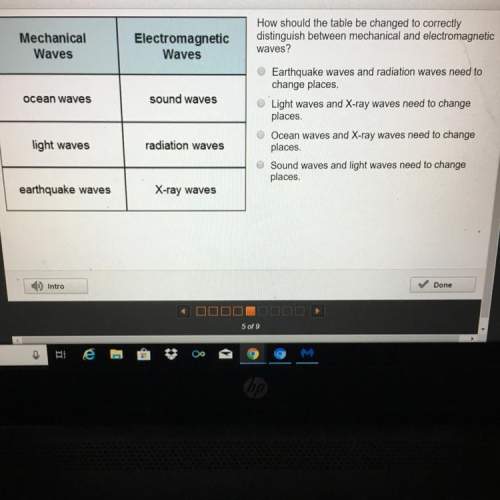 How should the table be changed to correctly distinguish between mechanical and electromagnetic wave