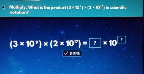 Multiply. what is the product (3 * 10°) * (2 x 10") in scientificnotation? plzzz noww​