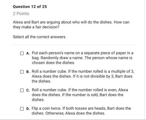 Alexa and bart are arguing about who will do the dishes. how can they make a fair decision selection