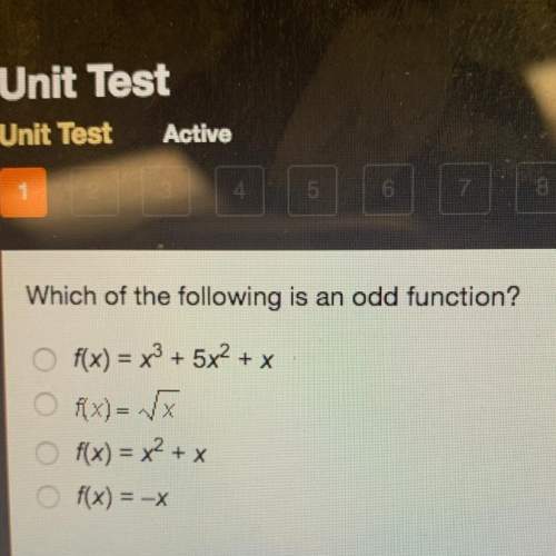 Which of the following is an odd function