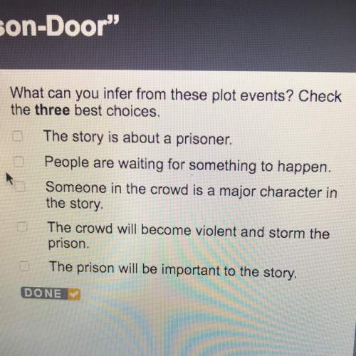 What can you infer from these plot events? check the three best choices.