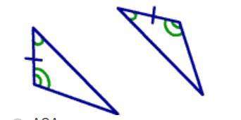 Which postulate can be used to prove that the triangles are congruent?  a. asa