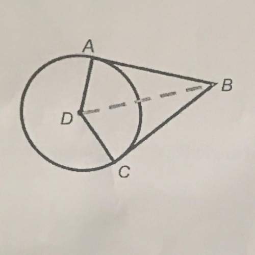 In circle d, the radius da is 9 mm and the tangent line ab = 12 mm. find db
