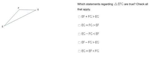 Which statements regarding efg are true? check all that apply.