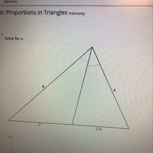 Proportions in triangles solve for x