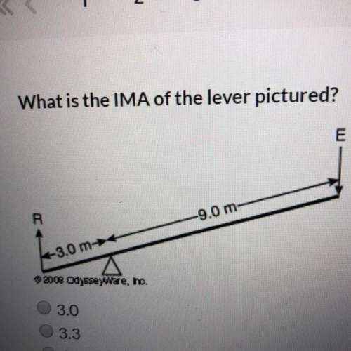 What is the ima of the lever pictured? -9.0 m -3.0m fast