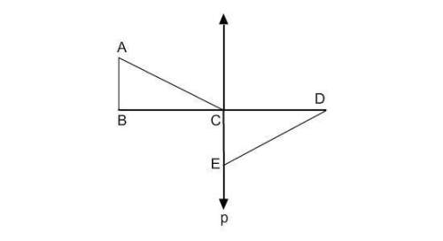 In the diagram △ abc≅ △ecd. which statement is true? a.) angle bca ≅ angle ecdb.)angle cab ≅ angle