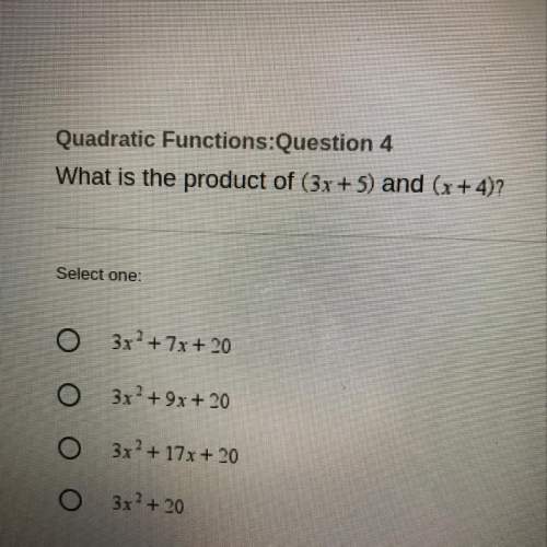 What is the product of (3x+5) and (x+4)
