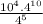 \frac{10^4 . 4^{10}}{4^5}