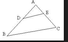 in triangle abc segment de is parallel to the side ac . (the endpoints of segment de lie on the side