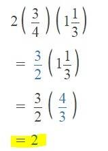 What is the product of 2/3/4 and 1/1/3?  show all the steps.