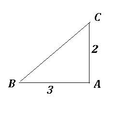 In triangle abc below, which trigonometric ratio equals 3/2?  a) sin b b) tan b c) tan c d) sin c