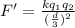 F'=\frac{kq_1q_2}{(\frac{d}{3})^2}