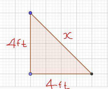 ? Determine the missing length using the Pythagorean theorem. Round the answer to the nearest tenth.