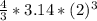 \frac{4}{3}*3.14*(2)^3