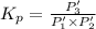 K_p=\frac{P_3'}{P_1'\times P_2'}