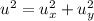 u^2=u_x^2+u_y^2