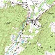 What type of map is shown in the diagram? Question 1 options: Topographic map Population map County