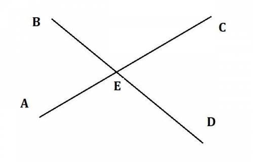 If the measure of Angle B E C is (2 x + 3) degrees and x = 30, which expression could represent the