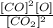 \frac{[CO]^2[O]}{[CO_2]^2}
