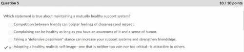 Which statement is true about maintaining a mutually healthy support system?  a)to gain insight abou