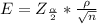 E = Z_\frac{\alpha}{2} * \frac{\rho}{\sqrt{n}}